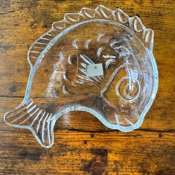 VTG Studio Nova 6" Glass Fish Candy Dish Made in Japan Ocean's Gift Sea Tropical - Picture 7 of 12